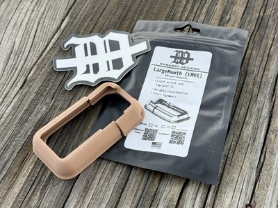 Milspec Flared Magwell | Dynamic Designs LargeMouth *FDE/Tan* | Made In USA