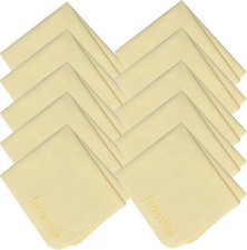 10 Pack 6" X 7" Premium Thick Microfiber Eyeglasses Cleaning Cloth for Glasses,S