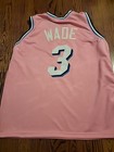 Dwayne Wade Miami Heat Jersey Mens Size XL Basketball NBA Adult Pink — photo 6