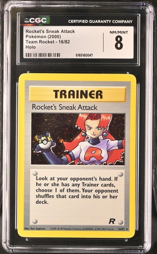 Rocket's Sneak Attack (Unlimited) graded CGC 8 for sale on eBay