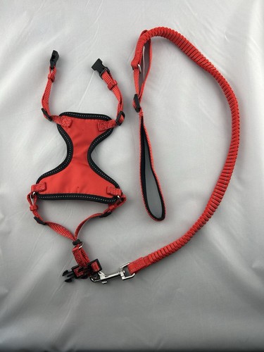 WC Cat Comfort Harness Leash Combo Large Red Black