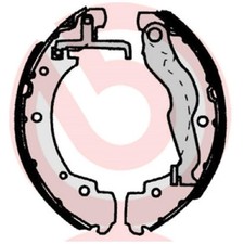 Brembo Bremsbackensatz hinten 701698525B 701609532A 701609531D | 384264