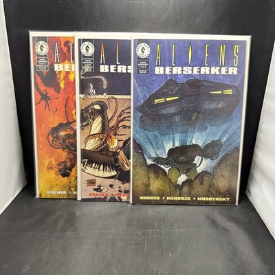 Aliens Berserker Comic Volumes 1 3 & 4 of 4 Issue Set; Dark Horse Comics(G3)(8)