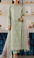 Pakistani Lawn Embroidery Kameez Shalwar 3XL Bust 50