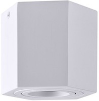 Weiß Moderne Anbauleuchte Downlight Deckenlampe 1X10W/Gu10 IP20 10X10X8,8 [Cm]