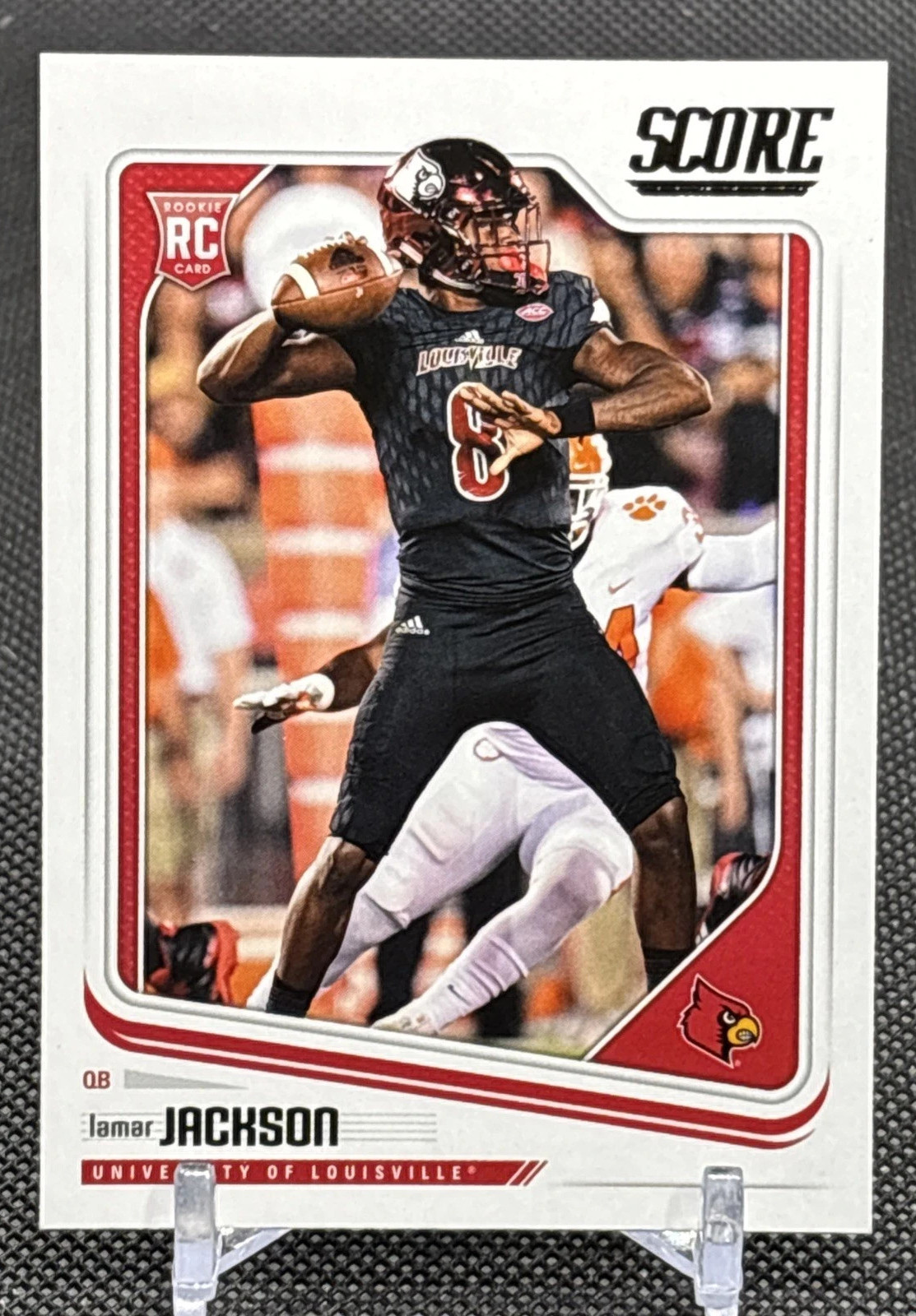 2018 Panini Score LAMAR JACKSON Rookie RC Baltimore Ravens