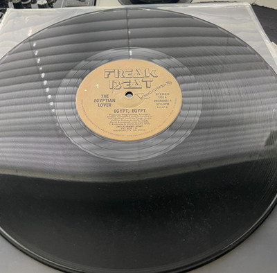 The Egyptian Lover - Egypt Egypt / My Beat Goes 1984 Press 12'' Vinyl VG+ Classic
