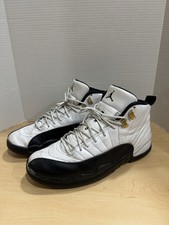 Jordan 12 Retro Taxi 2013 Release Sz 12 White Black 130690 125 READ DESCRIPTION