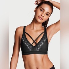 NWT VICTORIA  S SECRET laser cut sports BRA M