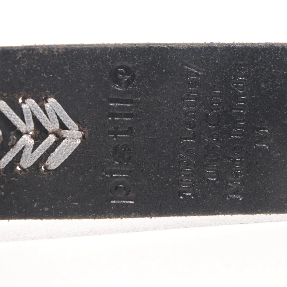 PISTIL BLack Brown 100% Leather Belt Women’s Size Medium Made in India - Image 4 of 4