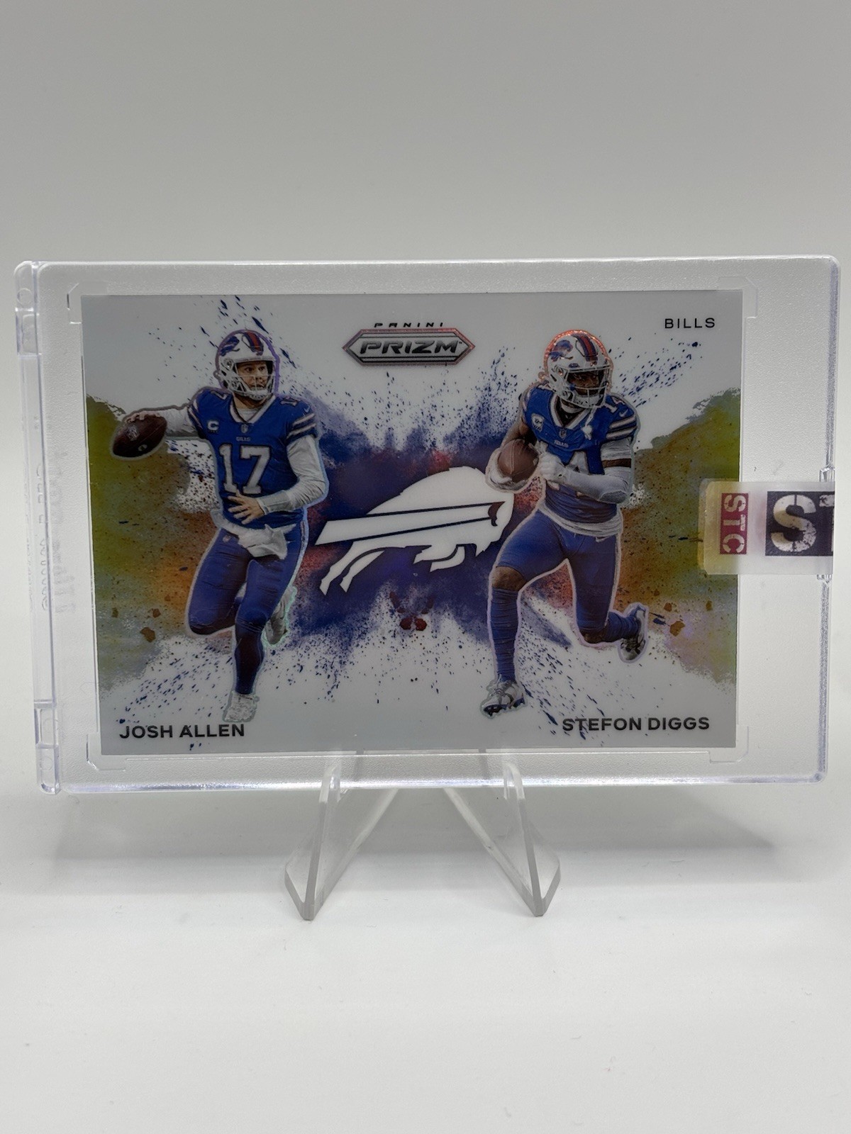 2023 Panini Prizm - Color Blast Duo Josh Allen Stefon Diggs #CBD-3 Buffalo Bills