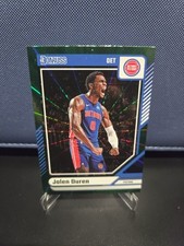 2024-25 Panini Donruss Jalen Duren #138 Green Holo Laser