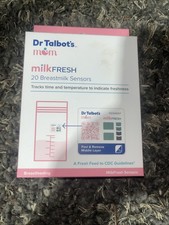 Dr Talbot's Mom Milk Fresh 20 Breastmilk Sensors Sealed EXP:08/26
