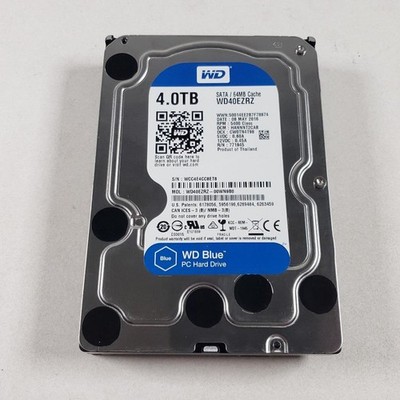 WD Blue WD40EZRZ-00WN9B0 4TB 3.5'' SATA Hard Drive 5400RPM 29 HOURS