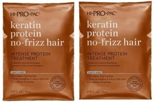 HI PRO PAC KERATIN INTENSE PROTEIN THREATMENT HAIR FRIZZ FREE HAIR 2Pks 1.75floz