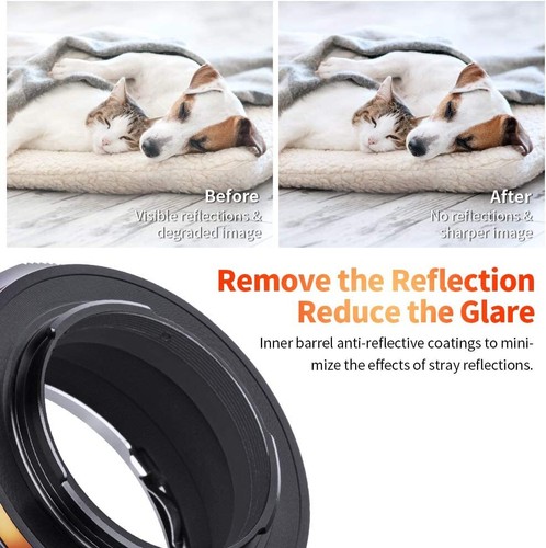 K&F Concept Lens Adapter for Nikon Nikkor AI/F Lens to Micro 4/3 MFT M43 Cameras - Picture 5 of 8