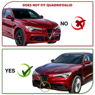156126159 156114929 For 16-23 Alfa Romeo Stelvio Cover ACC Bumper
