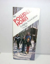 Big Powder Horn Mountain Ski Resort Booklet brochure vintage skiing Lodge 