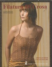 Filatura di Crosa Knitting Pattern Book Spring Summer Collection 2004 16 Designs