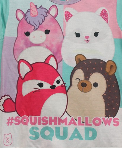 SQUISHMALLOWS Girl's Pyjamas/ Long-Sleeved PJs Sizes 5-12 years - Picture 22 of 59