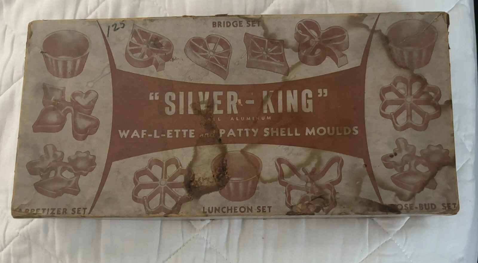 Vintage Silver King Waffette And Patty Shell Moulds