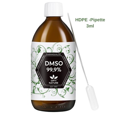 DMSO - 99,9% pharmazeutische Reinheit - Ph.Eur.Qualität 100ml Dimethylsulfoxid O