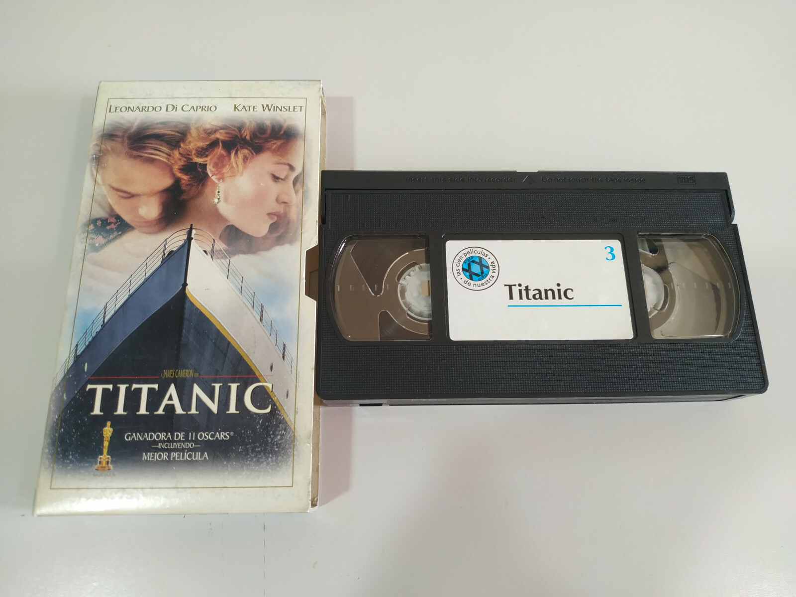 Titanic James Cameron Leonardo Dicaprio - VHS Tape Spanish - 2T