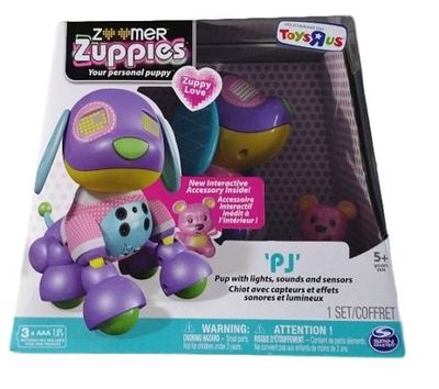 Zoomer Zuppies Puppy Love Dog PJ Electronic Learning Toy Brand New