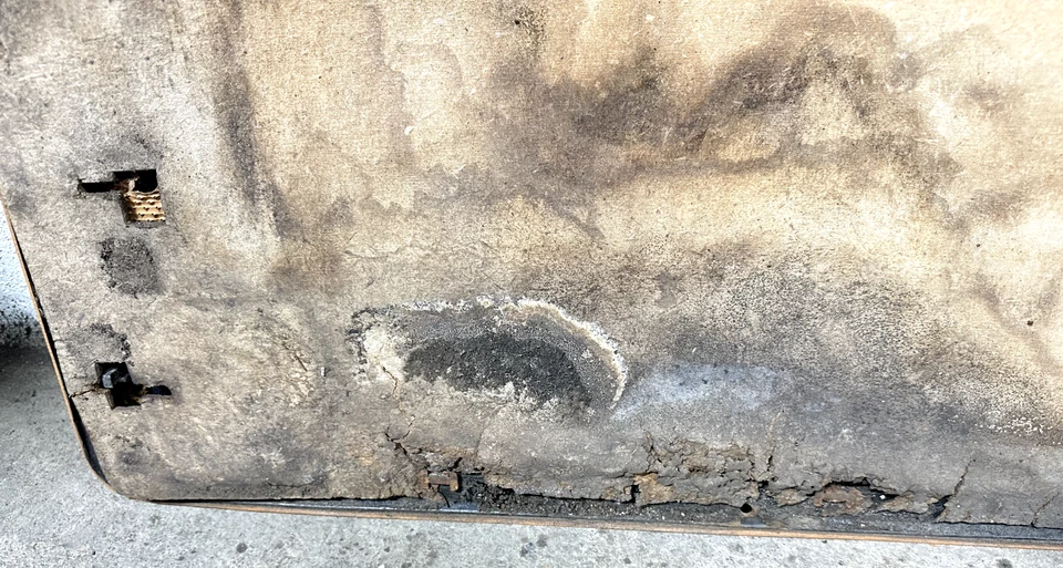 1976 MERCEDES 450 SE W116 FRONT LEFT DOOR PANEL TRIM ASSEMBLY OEM - Imagem 3 de 4