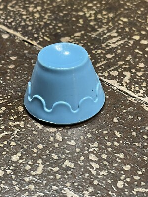 Vintage 1977 Circus Weeble Blue Bucket/Ringmaster Stand 