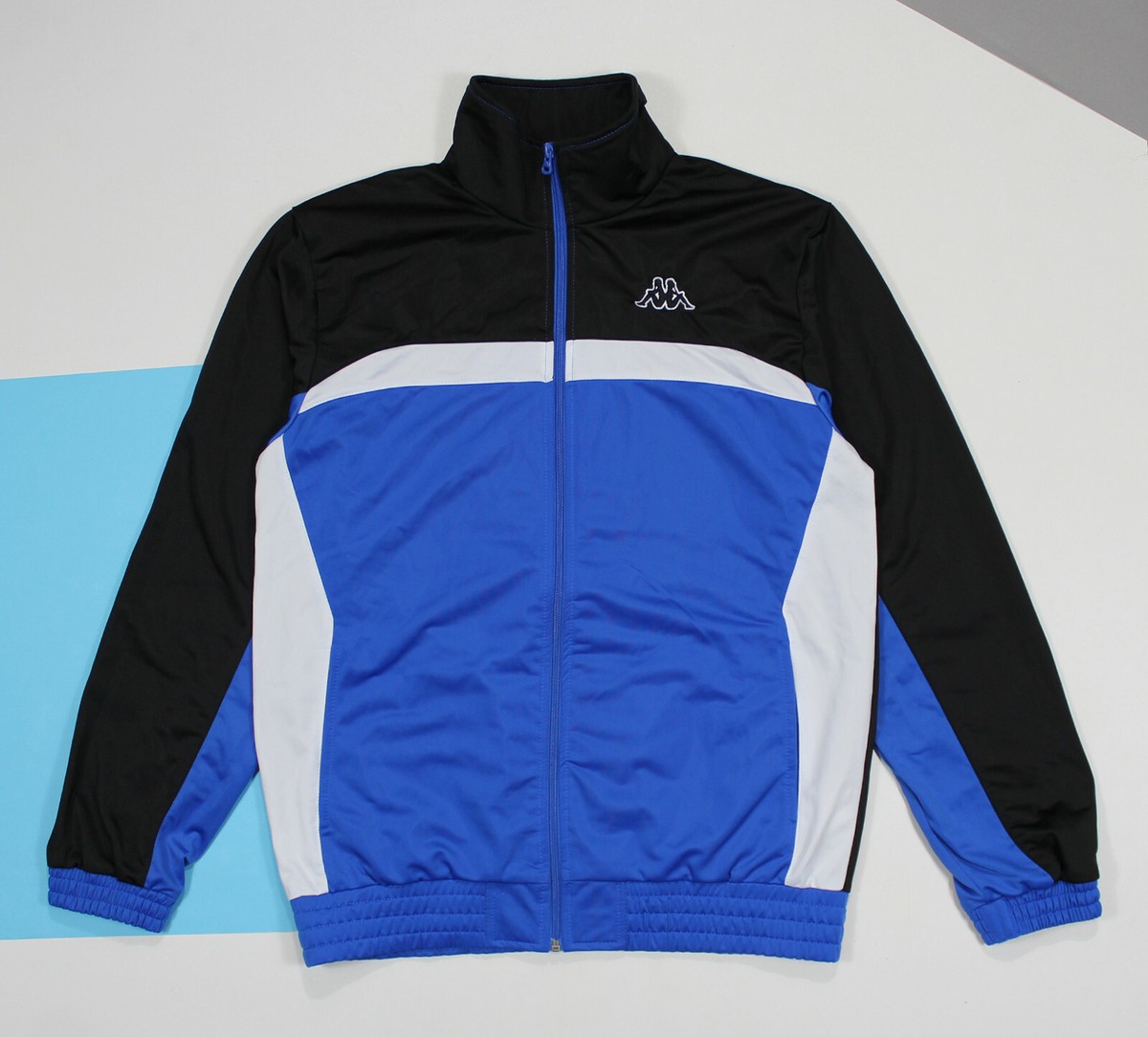 Men's Kappa Track Top Jacket Black Blue (size L) | eBay Men's Kappa Track Top Jacket Black Blue (size L) | eBay