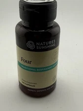 Natures Sunshine Four Respiratory Herbal Formula Exp. 02/2027