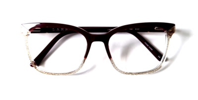 L.A.M.B. LA084 BUR ROSE GOLD SHINY AUTHENTIC FULL RIM EYEGLASSES FRAME 53-17-140