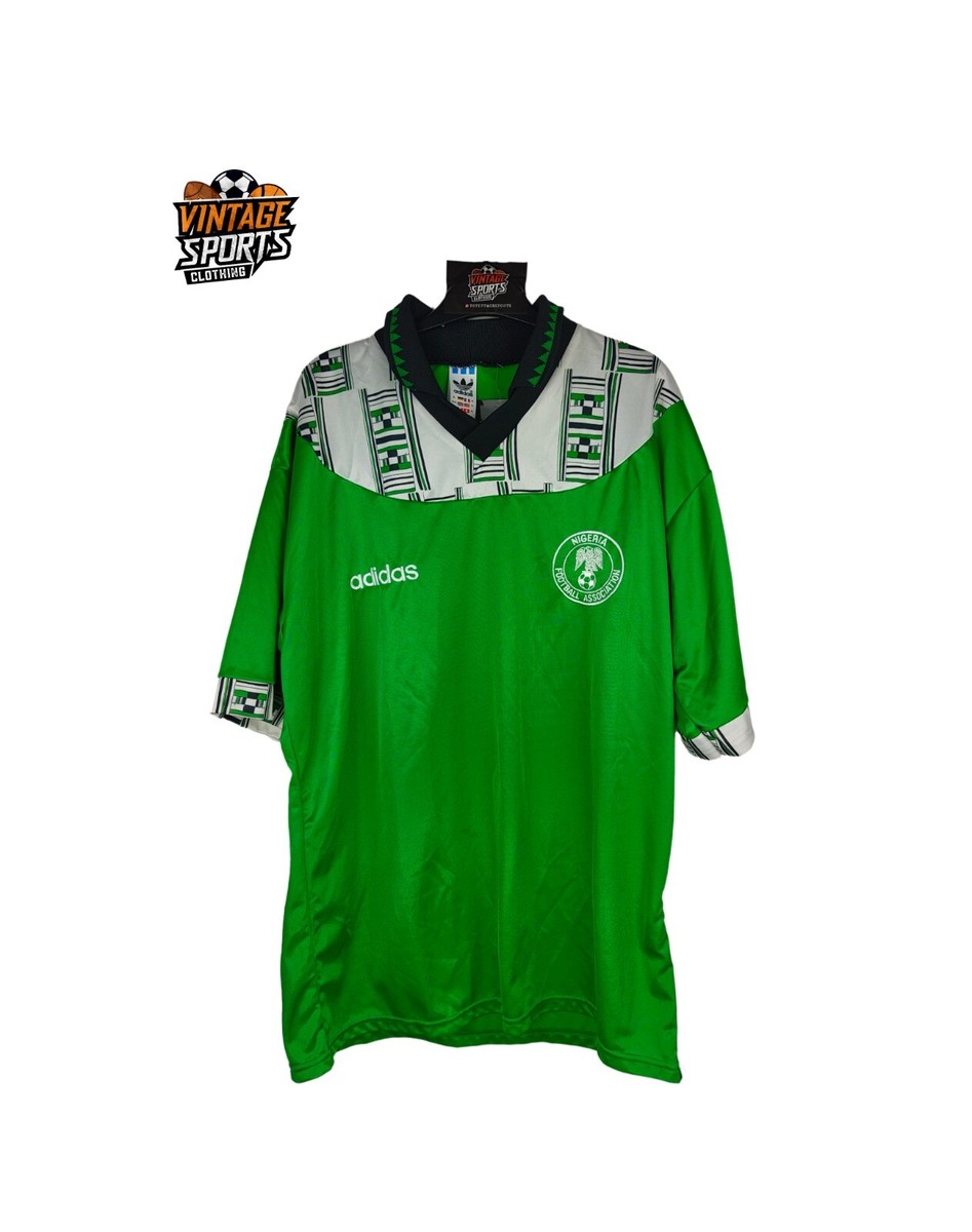 PERFECT Vintage Nigeria Football Home Shirt 1994 (XL) Adidas PERFECT Vintage Nigeria Football Home Shirt 1994 (XL) Adidas