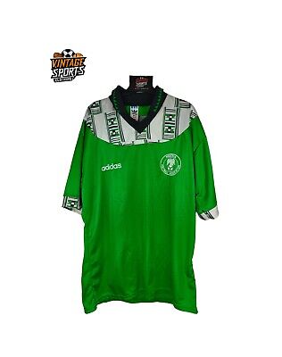 PERFECT Vintage Nigeria Football Home Shirt 1994 (XL) Adidas PERFECT Vintage Nigeria Football Home Shirt 1994 (XL) Adidas