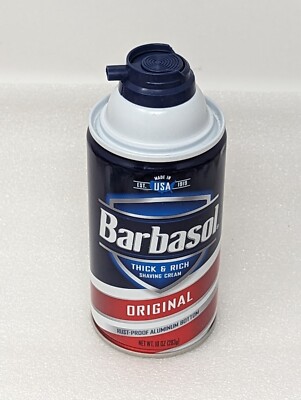 Barbasol Original Thick & Rich Shaving Cream for Men 10 Oz