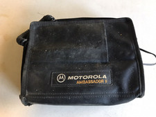 VINTAGE MOTOROLA AMBASSADOR PORTABLE TELEPHONE IN CASE - UNTESTED