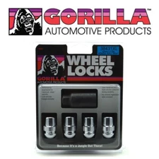 Gorilla Lock Lug Nuts Chrome For Honda Acura Radius Ball Stock OEM Wheel 12x1.5