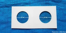 100 pcs Coin Holders 2 X 2 Cardboard Mylar Flips  Diameter 26.5mm ( US Quarter )
