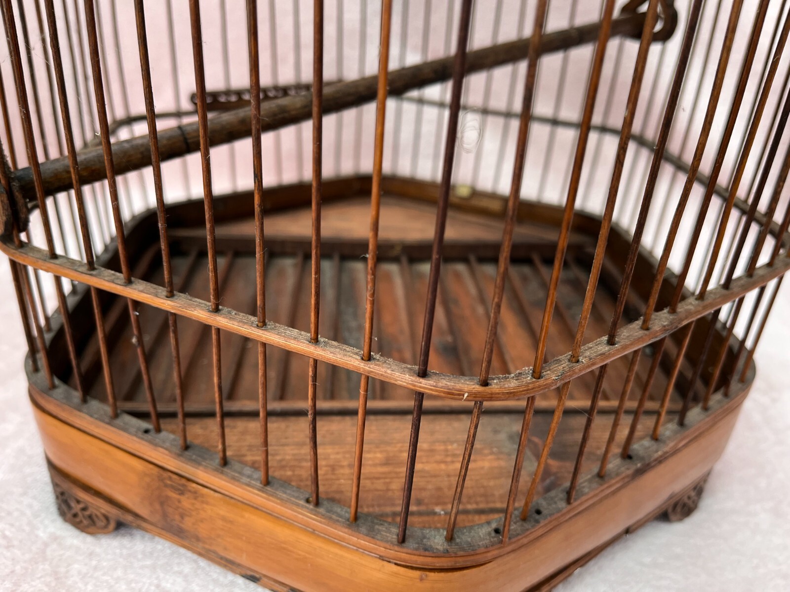 ORNAMENTAL DECORATIVE WOODEN BIRD CAGE eBay