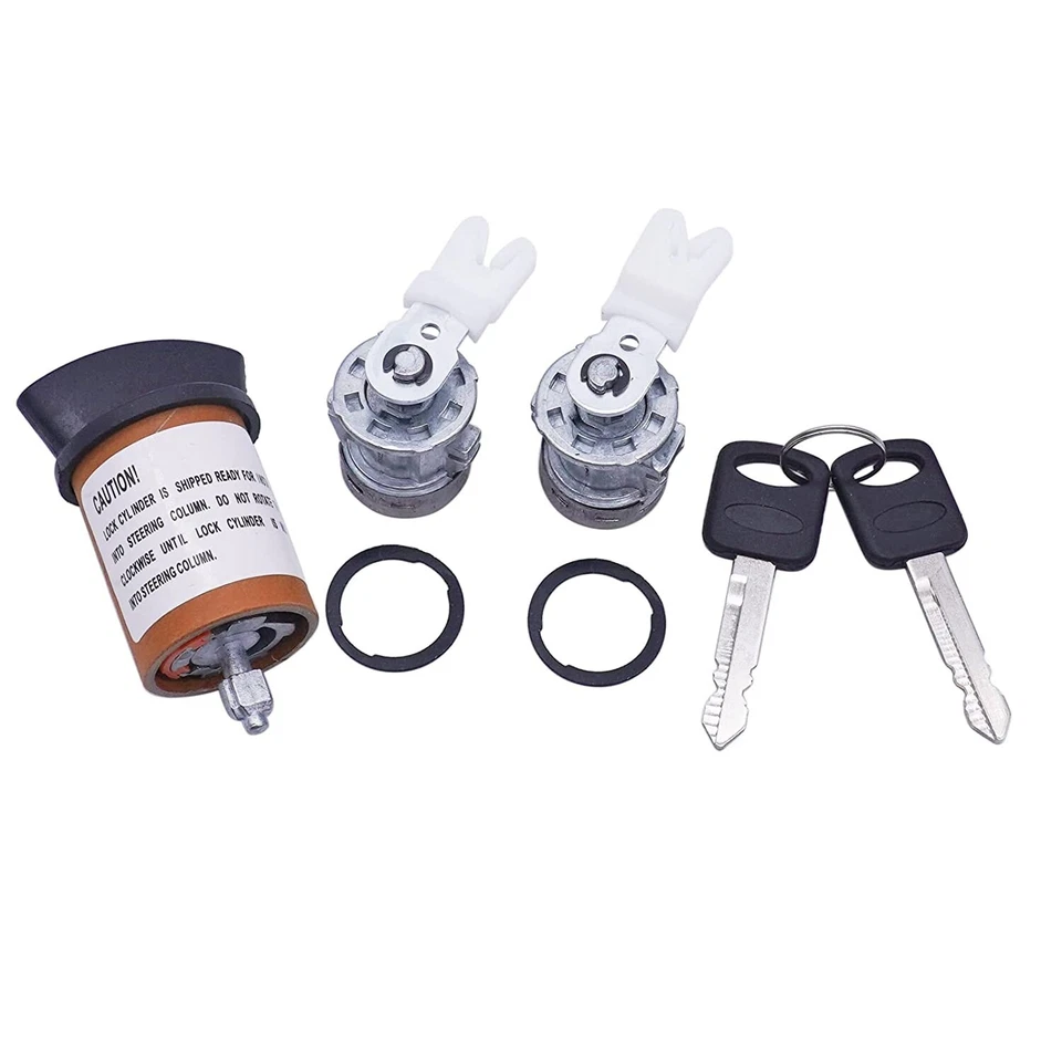 Juego de cilindros de bloqueo de puerta con interruptor de encendido con llaves para 1997-2007 597638 703362 Foto 2 de 3