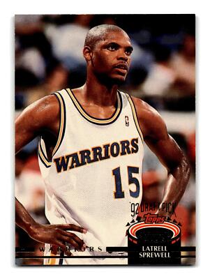 Latrell Sprewell RC Rookie 1992-93 Stadium Club #320 Warriors NM