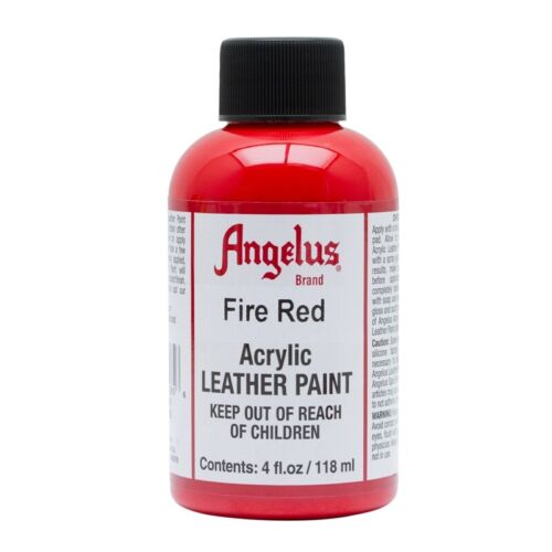 Angelus Acrylic Leather Paint 4oz 118ml Colour Shoes Trainers Bags Sneakers - Picture 50 of 103