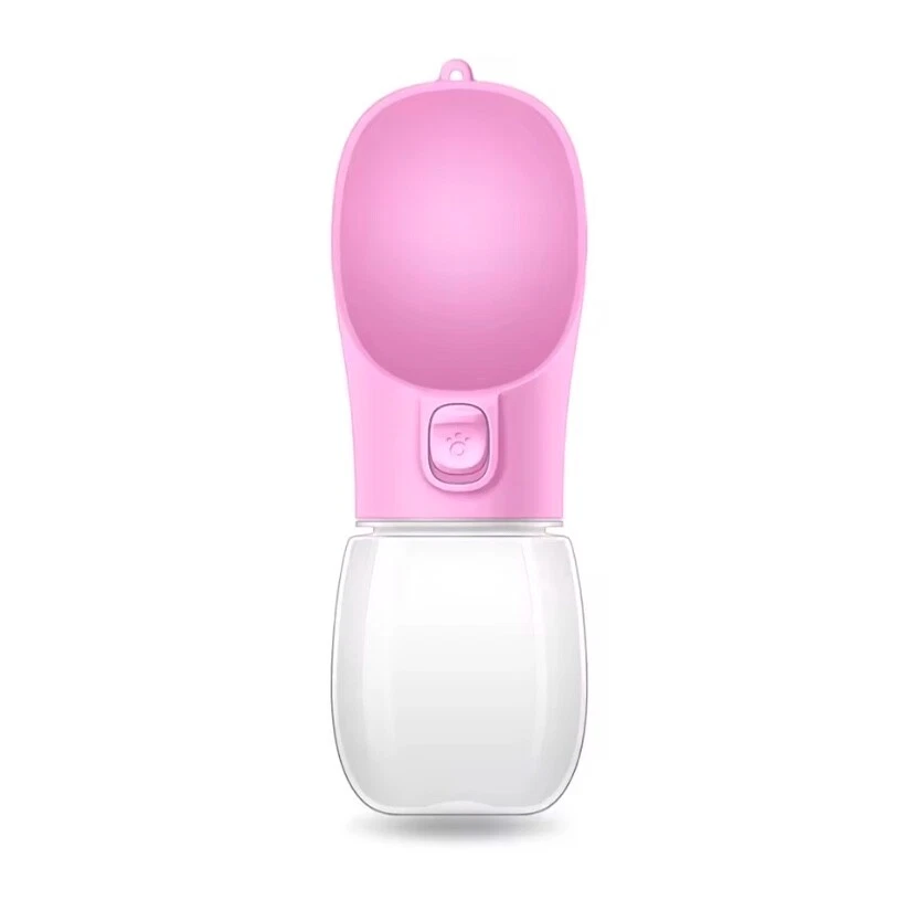 Botella de agua portátil para mascotas 550 ml - Taza de viaje para perros y gatos, a prueba de fugas Foto 3 de 4