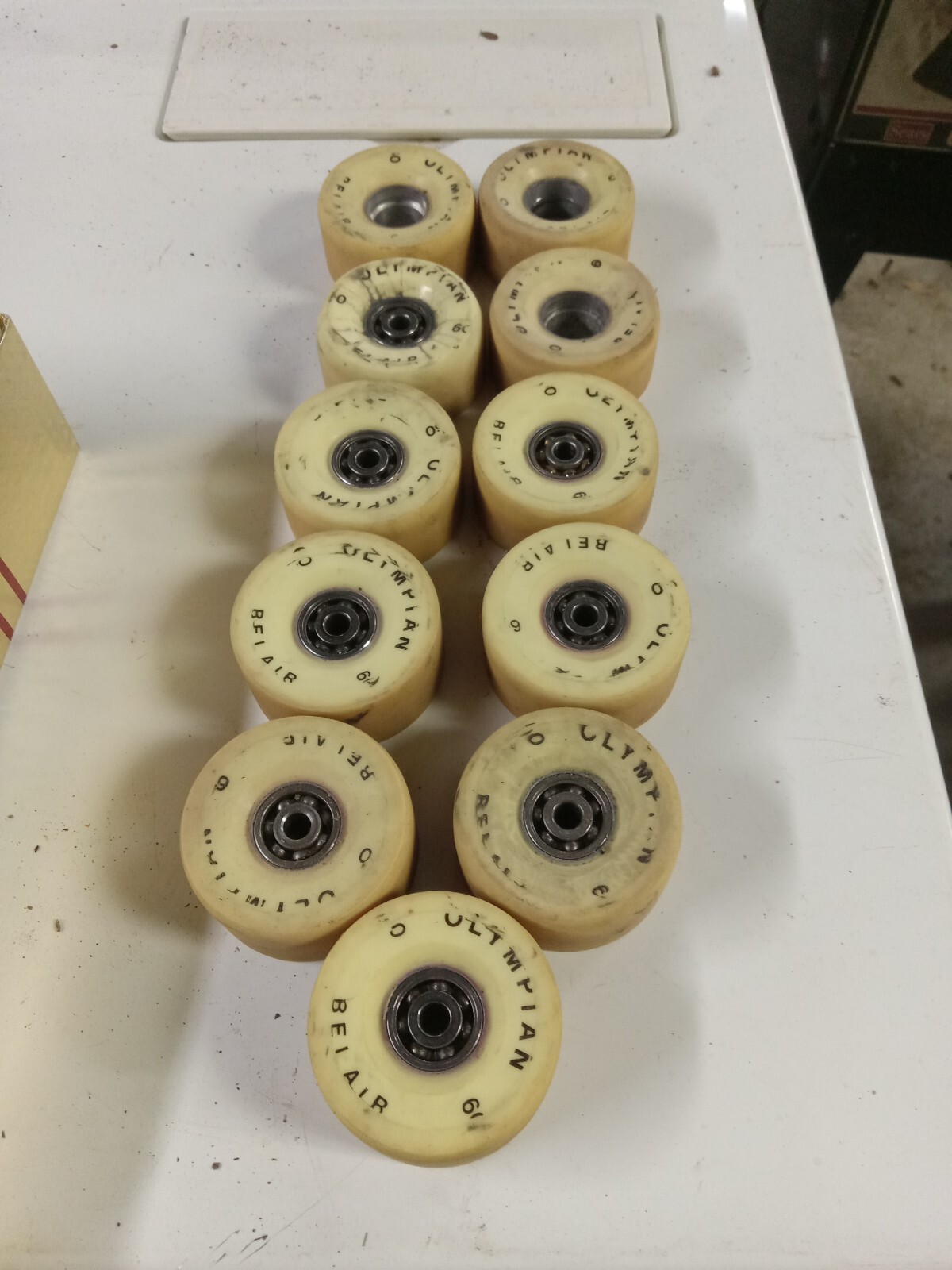 Vintage Olympian Belair Quad Roller Skate Wheels Set Of 11 eBay