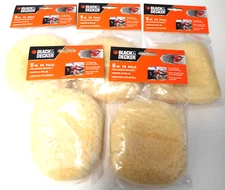 Black & Decker U1310 5" Polishing Bonnets 2 Packs