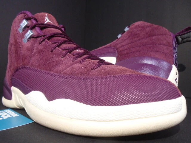 NIKE AIR JORDAN XII 12 RETRO BORDEAUX RED SAIL BRED PLAYOFF WINGS