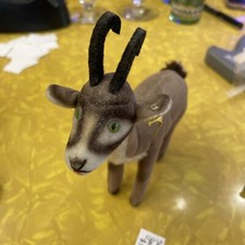 Steiff Goat Gemse Trevirasamt 1610/22 1976 22 cm 9"