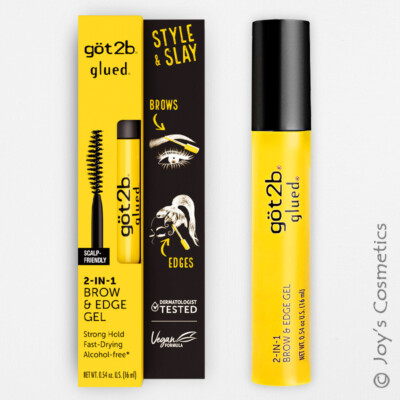 1 GOT2B Glued 2 IN 1 Brow & Edge Gel - Starker Halt Schnell Trocknend Joy's
