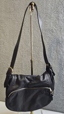 MASSIMO DUTTI MADE IN SPAIN BROWN PEBBLED LEA...
